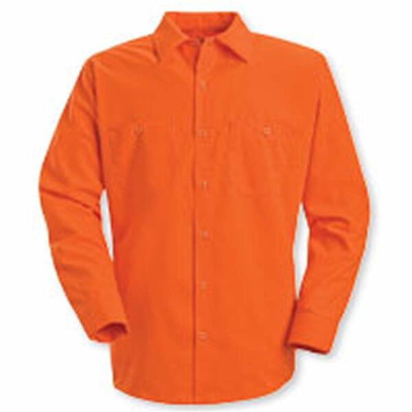 Men's Enhanced Visibility Long Sleeve Work Shirt Thumbnail