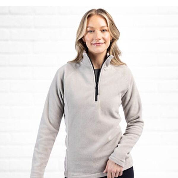 Clique Summit Performance Fleece Half Zip Womens Pullover Jacket Thumbnail